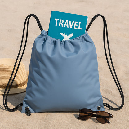 Water-resistant Nylon Drawstring Backpack Bag (1 Pc)