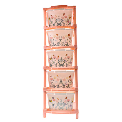 Plastic Smart Wonder Drawer Home Storage  Organization (5 Layer  1 Pc)