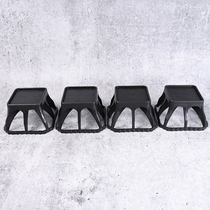 Multi-purpose Plastic Washing Machine Stand Heavy-Duty Adjustable Base (4 Pcs Set)