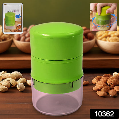 Dry Fruit Cutter And Slicer Vegetable  Fruit Slice Crafted from durable plastic with a sharp stainless steel blade, (1 Pc)