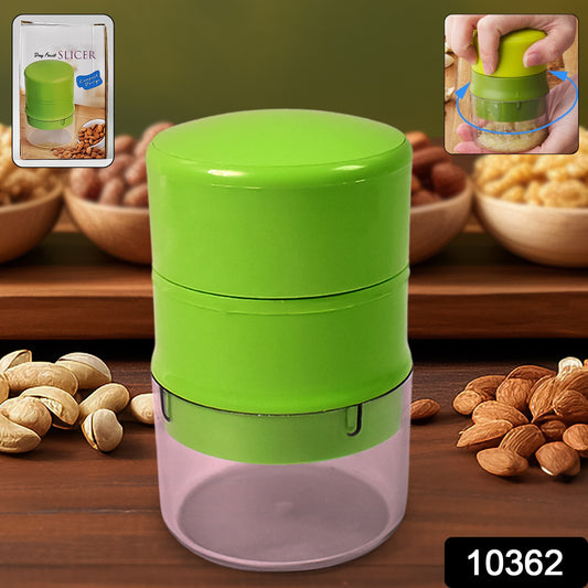 Dry Fruit Cutter And Slicer Vegetable  Fruit Slice Crafted from durable plastic with a sharp stainless steel blade, (1 Pc)